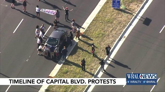 Timeline of Capital Boulevard protests