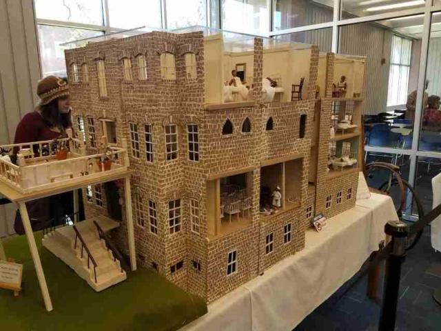 Model of St. Agnes made by artist