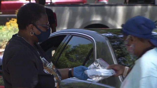 Raleigh police chief part of drive to hand out free masks, sanitizer