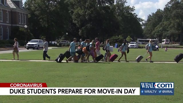 Duke students prepare for move-in day