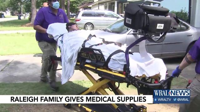 Retired nurse donates medical supplies to mother caregiving for 23-year-old daughter