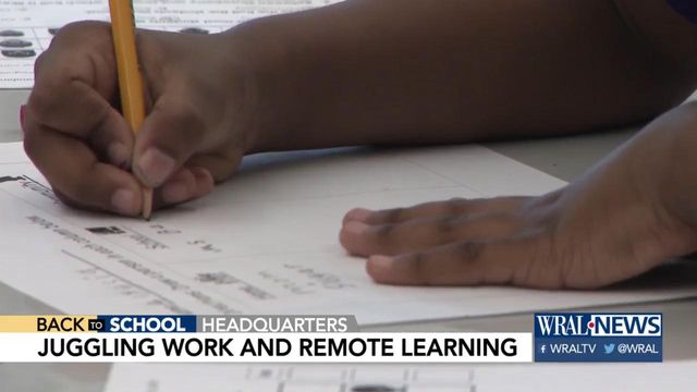 Wake parents worry about juggling work and remote learning 