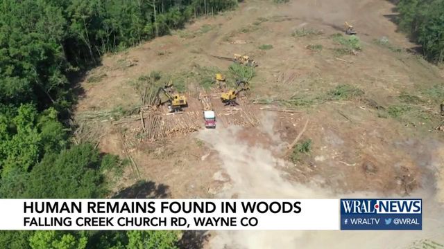 Logging employees find human remains in Goldsboro