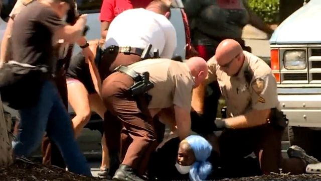 Protesters arrested in Gaston Co. after incident with woman outside ice cream shop