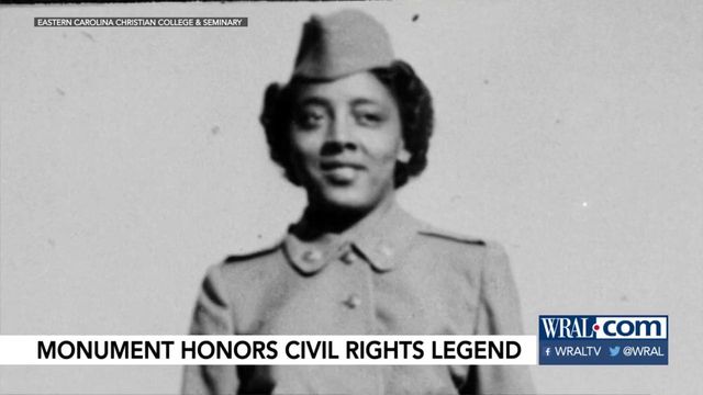 Monument honors Civil Rights legend from North Carolina 