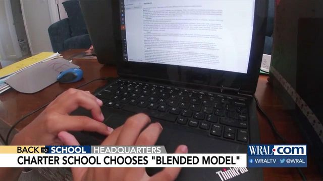 Raleigh charter school implements 'blended' learning model