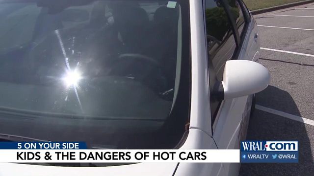 Unlocked cars a danger to children in hot weather