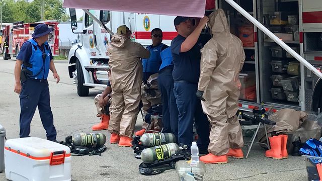 Hazmat teams respond to Harnett chemical explosion