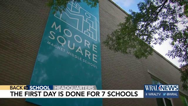 Back-to-school during a pandemic: Some Wake County students kick off first day of school 