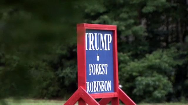 'I'm not going to take anything down,' Wake man says after getting flak over Trump sign
