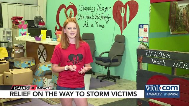 16-year-old leads relief efforts for NC community impacted by Hurricane Isaias