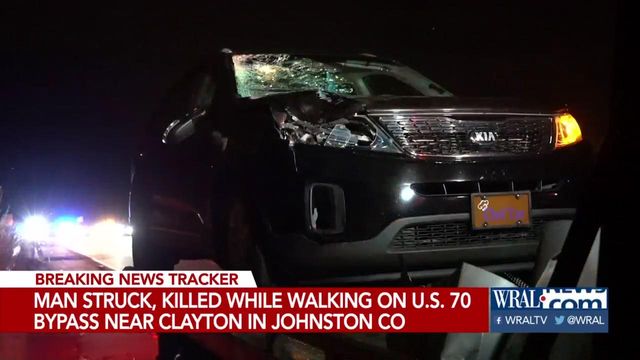 Man struck, killed on US-70 in Johnston County 