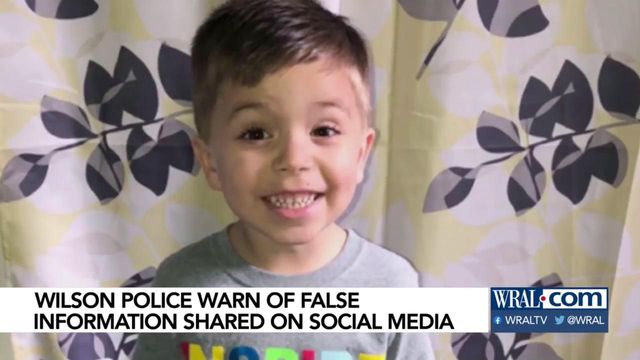 Police warn public about false social media posts circulating about shooting death of Wilson 5-year-old