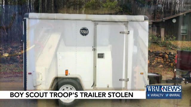 Scout troop's trailer stolen