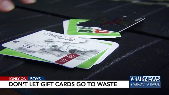 Don't let gift cards go to waste 