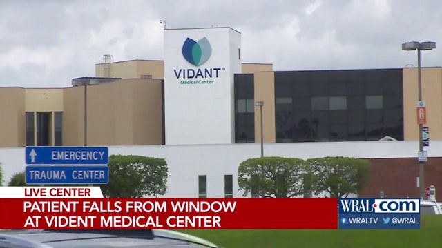 Vidant Medical Center investigating after patient falls from window