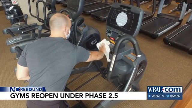Gyms reopen under Phase 2.5