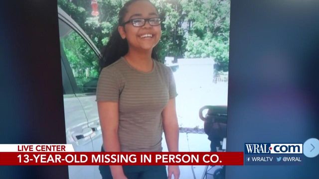 13-year-old reported missing in Person County