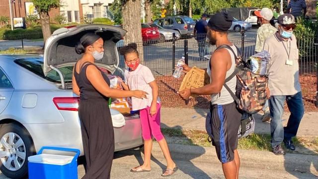 11-year-old Addyson Hamer has put together boxes and snacks for nearly 500 people in-need at the Urban Ministries.