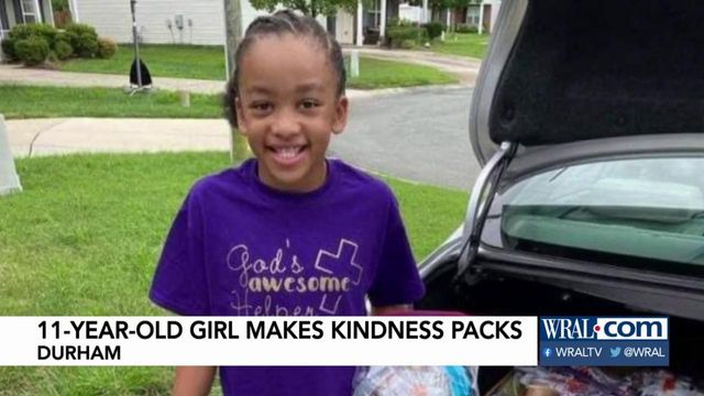 11-year-old helps feed the homeless