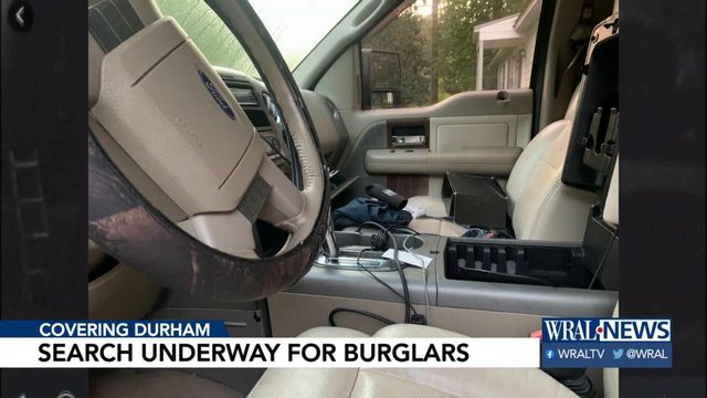 Search underway for Durham burglars