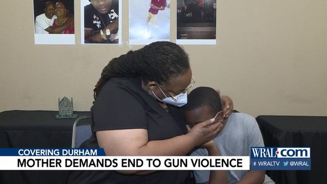 Durham mother demands end to gun violence