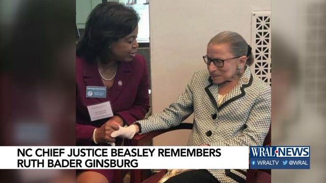 NC Chief Justice remembers Ruth Bader Ginsburg 