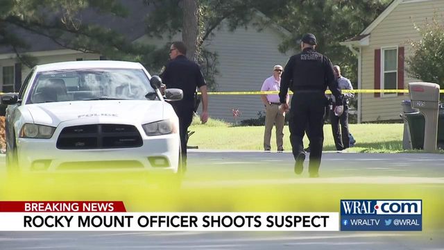 Rocky Mount police officer shoots armed suspect