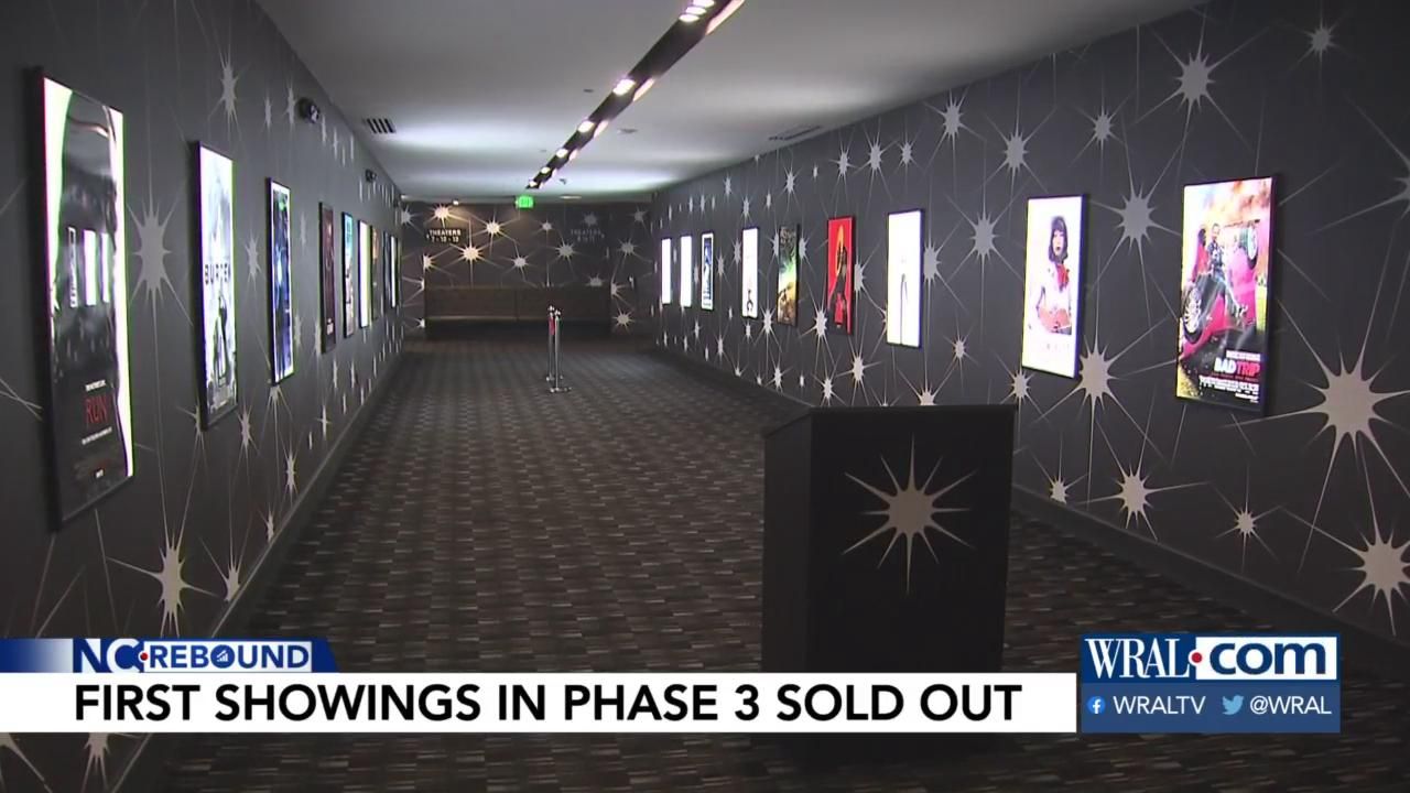 Movie theaters reopen: First movie showings of Phase 3 sell out