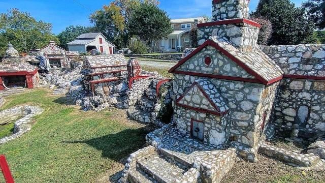 Shangri-la stone village in Prospect Hill, NC.