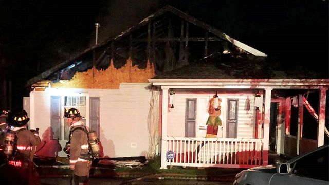 Fire forces family of 4 out of Durham home