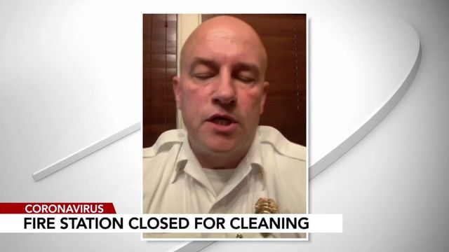 Wake Forest fire station closes for deep cleaning after firefighter tests positive for COVID-19