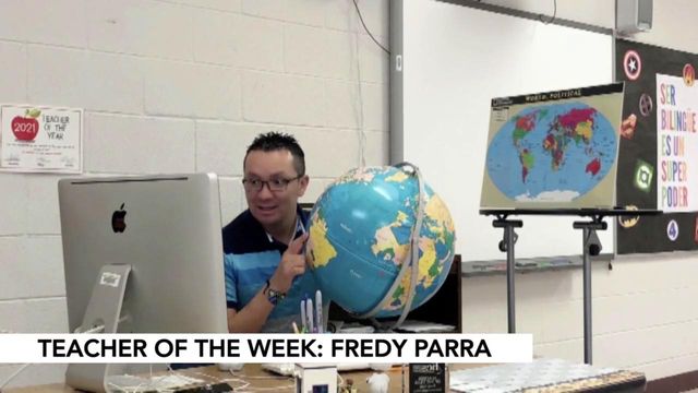 Teacher of the Week: Fredy Parra, Coats-Erwin Middle School