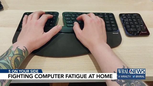 How to fight computer fatigue at home 