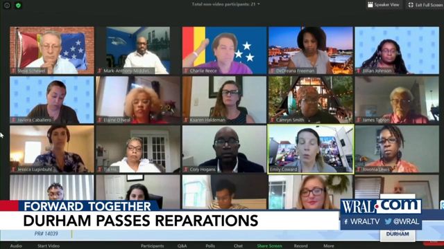 Durham votes to support reparations