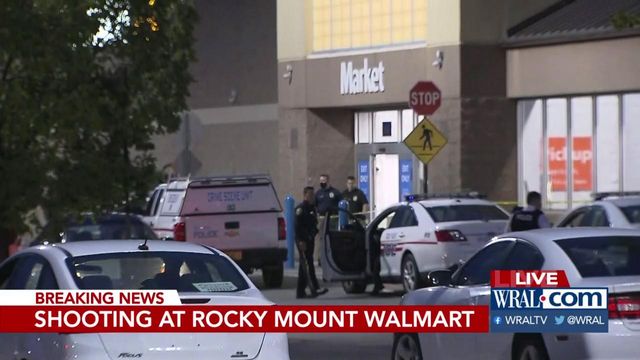 Search on for suspects after man shot in Rocky Mount Walmart