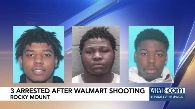 Three arrested, one suspect still at large, in Rocky Mount shooting