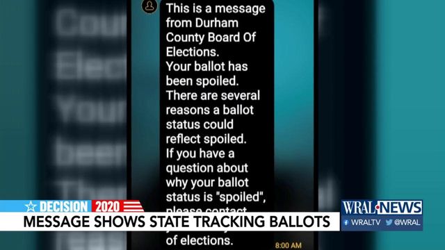 Texts, emails shows state tracking ballots
