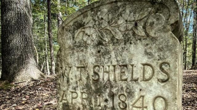 Centuries-old headstones are around Cabelands Cemetery, but only 12 graves have official markers.
