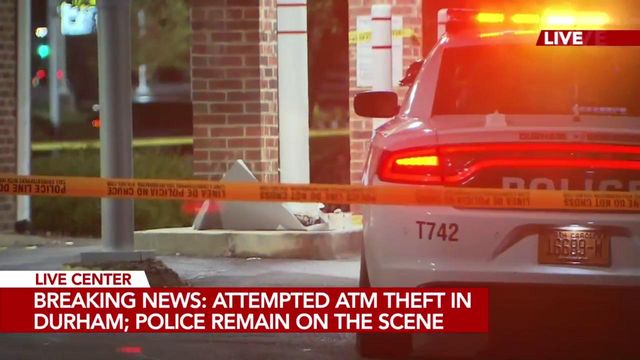 Man attempts to steal ATM in Durham