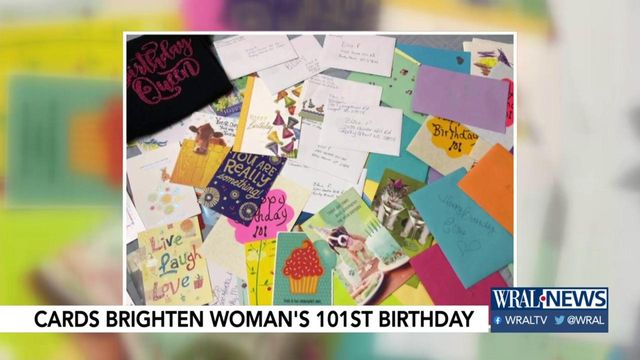 Cards brighten woman's 101st birthday