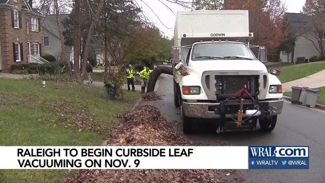 Raleigh curbside leaf collection beginning soon 
