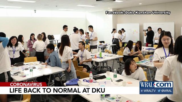 University students in China say life is back to normal