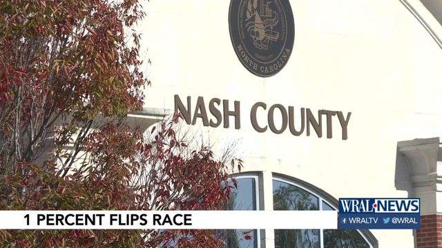 One percent flips presidential race in Nash County 