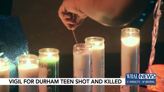 Vigil held for Durham teenager shot and killed 