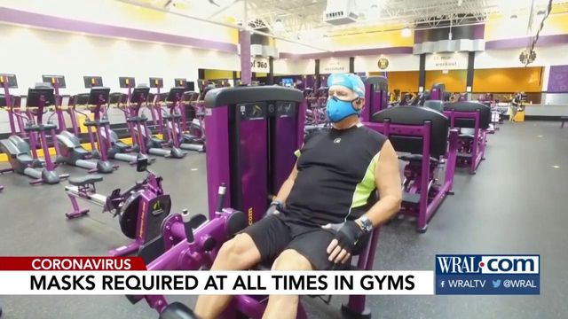 Gym members understand mask mandate keeps workouts coming