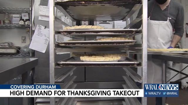 Durham retsaurant sees high demand for Thanksgiving takeout 
