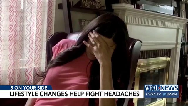 Lifestyle changes can ease headache pain