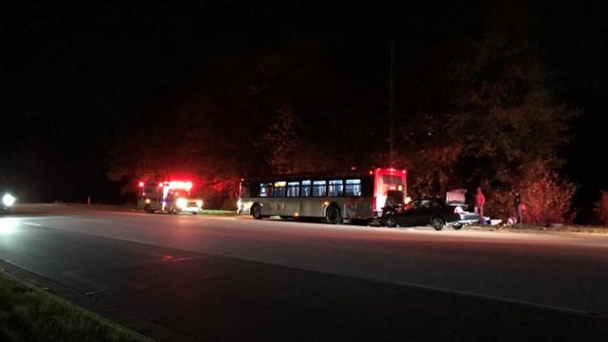 Car rear-ends GoRaleigh bus 