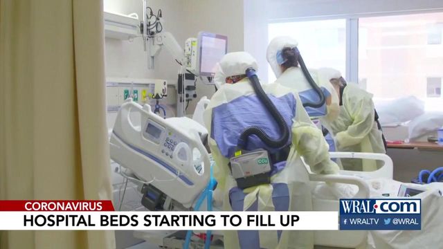 Hospital beds filling up concern healthcare workers 